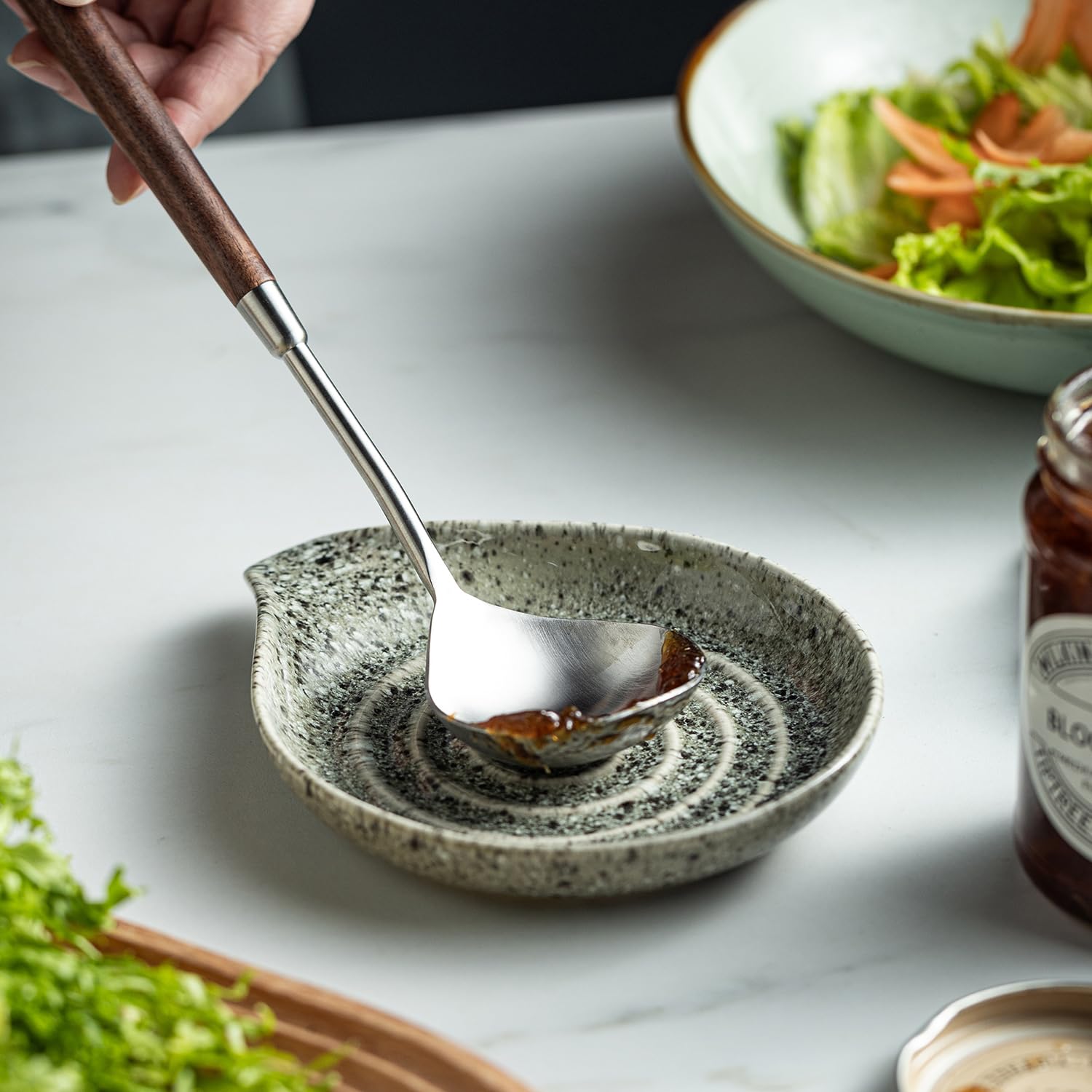 Diseño de cocina moderno LAUCHUH en gris para encimera
