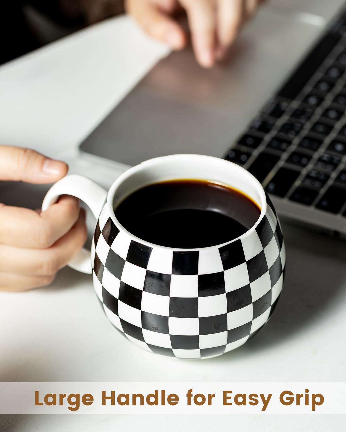 Taza LAUNCHUH de porcelana 18 oz para café o té