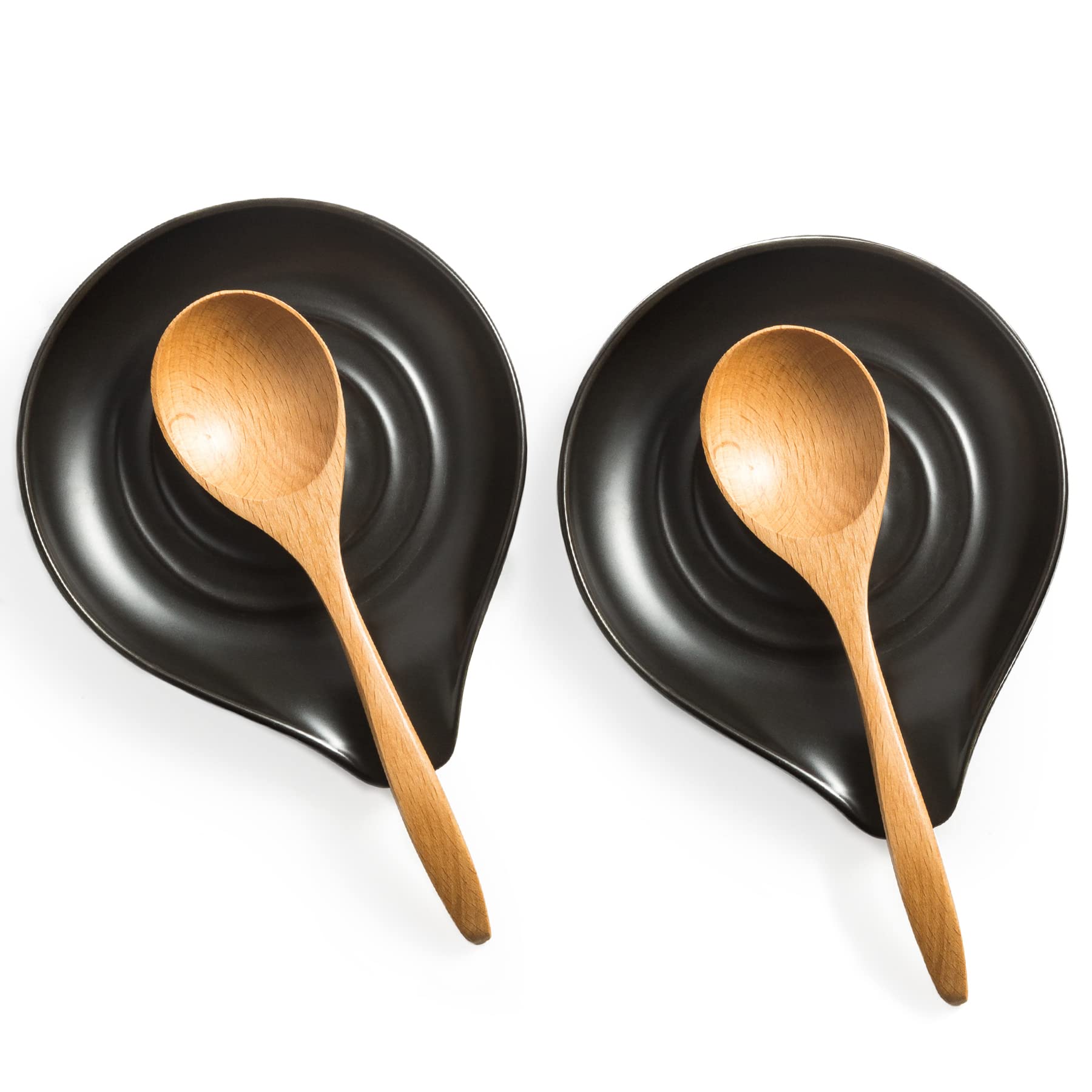 LAUCHUH posacucharas ceramico con diseño elegante para mostrador limpio