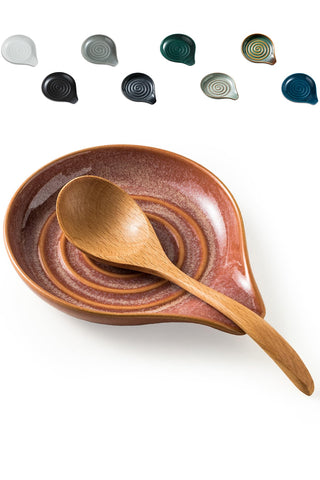 Reposacucharas LAUCHUH cerámico para la cocina, mantiene utensilios secos y ordenados.