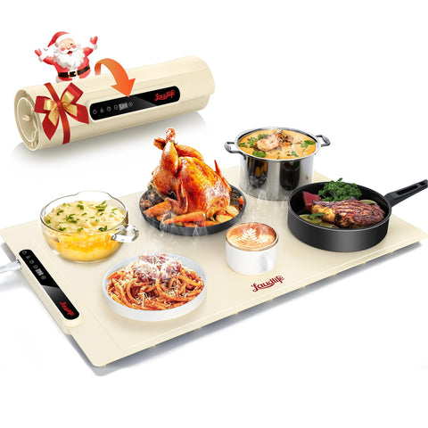 Laudlife, placa calentadora de alimentos 24x16 para buffets y eventos.