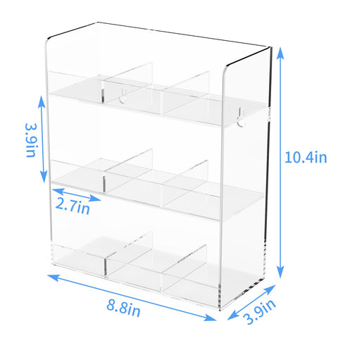 Laumffon organizador-bolsitas-te acrílico, diseño moderno para cualquier cocina.