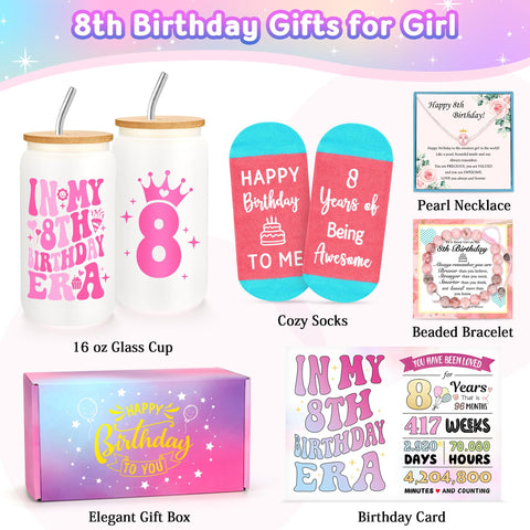 Launrada escena de celebración infantil, muestra el conjunto listo para regalo.