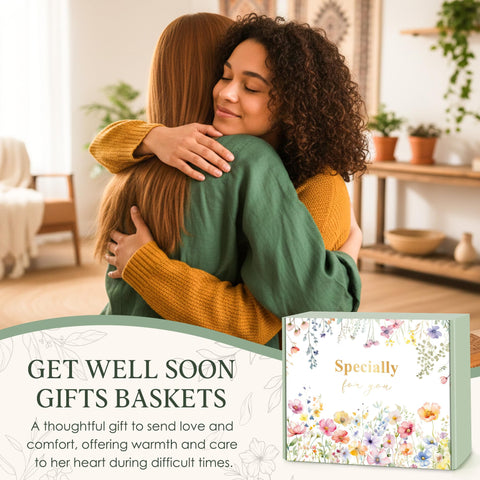 Launrada tarjeta con flores secas mensaje personalizado para animar
