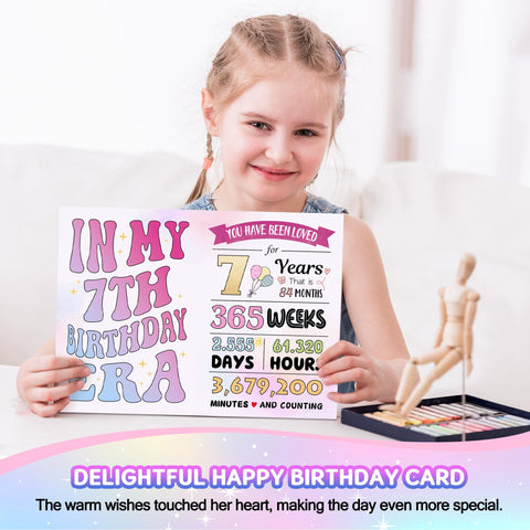 Launrada tarjeta de cumpleaños incluida, mensajes cálidos para la ocasión