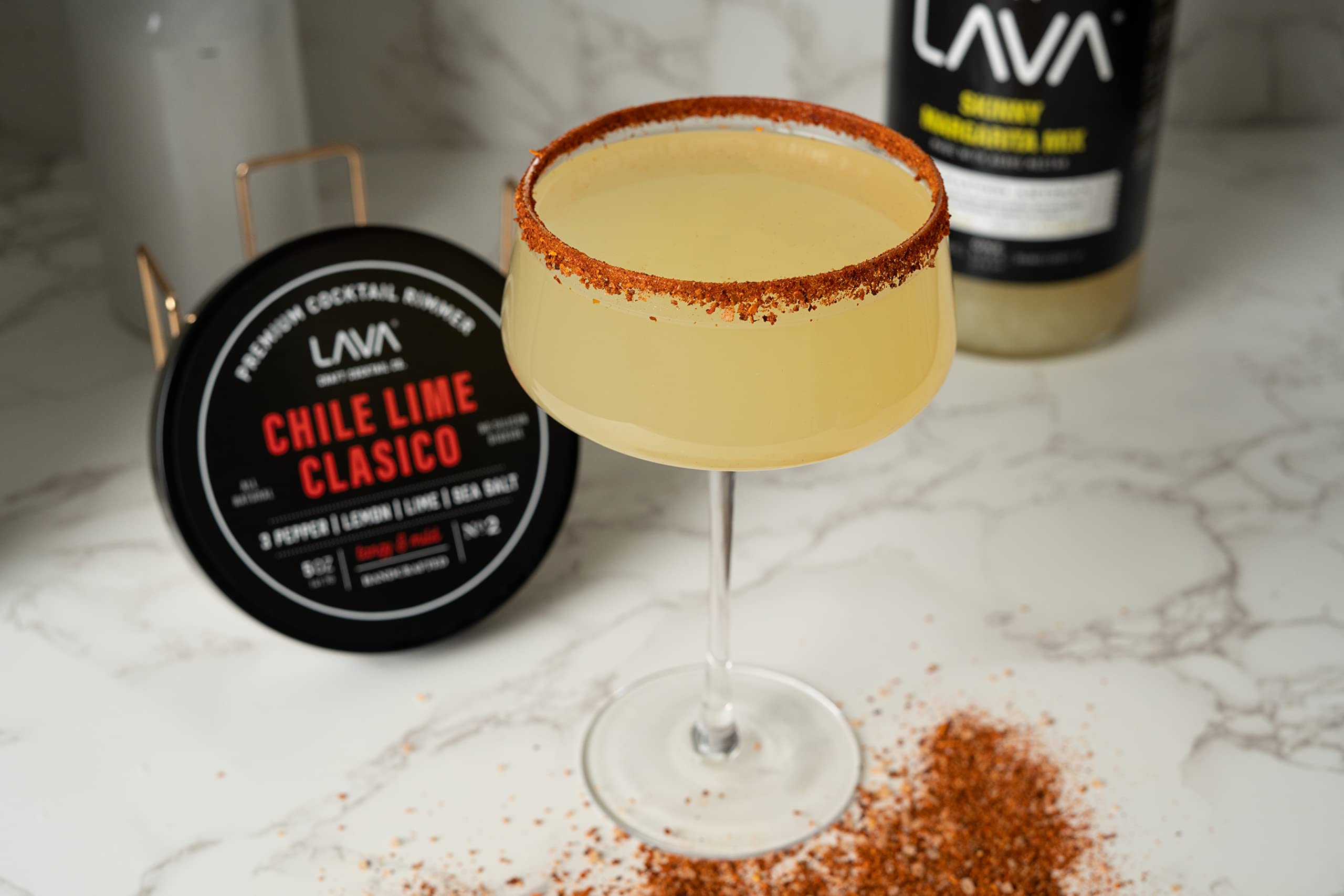 LAVA Chile Lime Clásico Rimmer, tapa rosca para cierre hermético