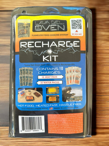 LAVA GEL Kit de Recarga para Horno: diseño portátil que facilita el transporte.