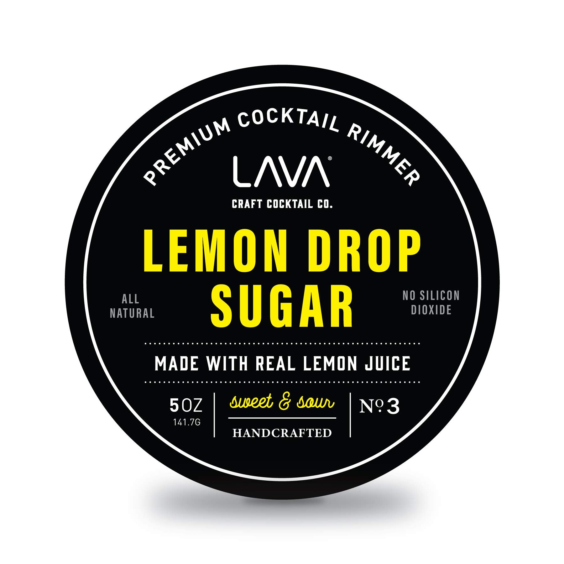 LAVA rimador de limón en tarro muestra el borde perfecto para cócteles cítricos