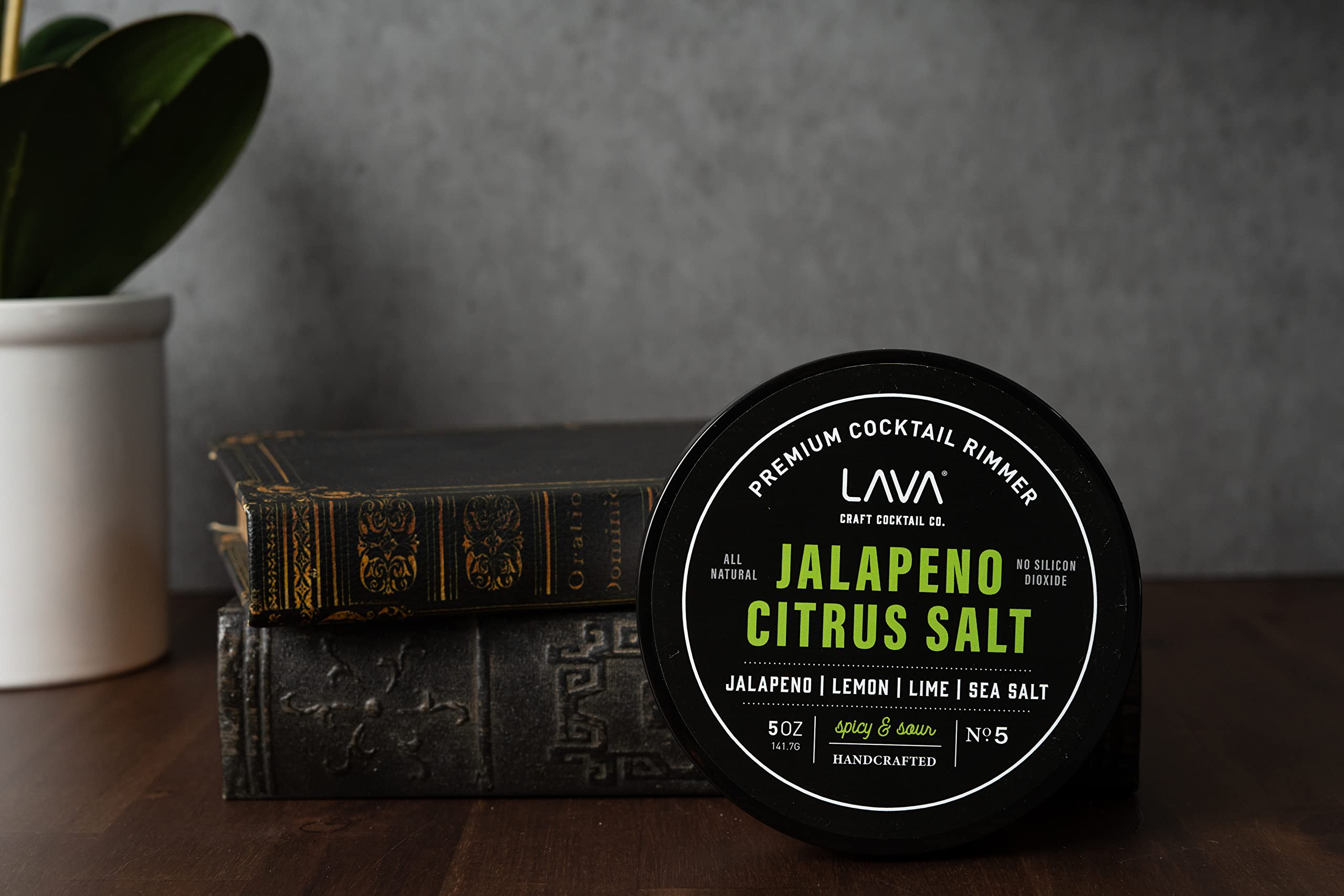 LAVA envase sin BPA mantiene la sal fresca y segura para uso