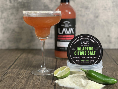 LAVA sal margarita envase libre de corrosión y apto para bebidas