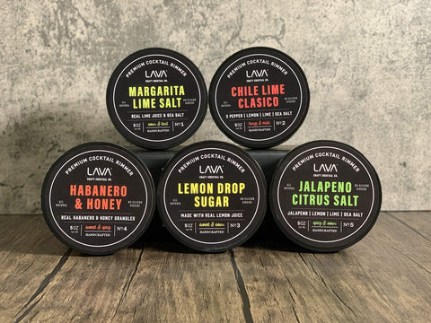 LAVA sal margarita ideal para bordes en cócteles como margaritas y palomas