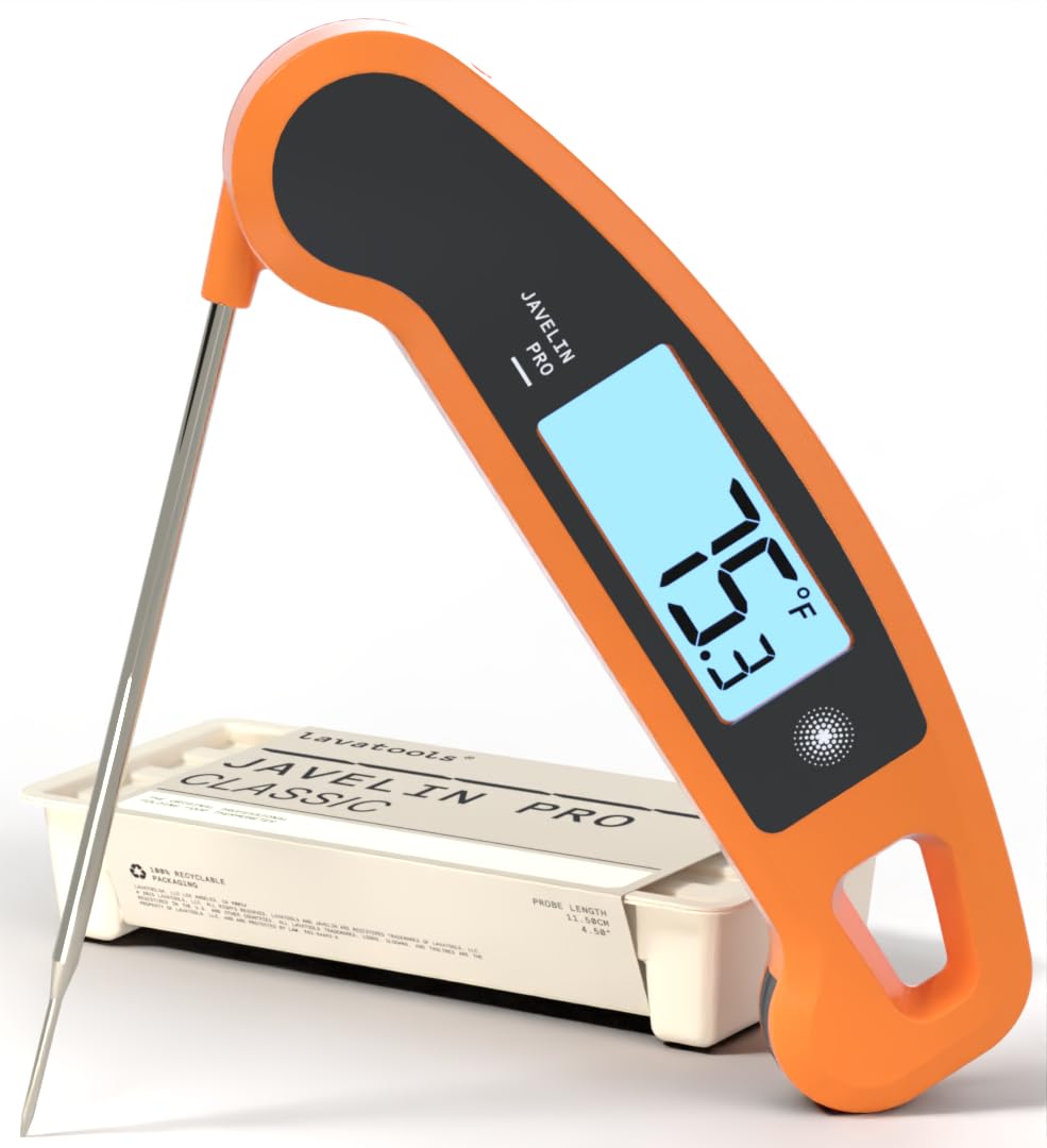 Lavatools Javelin PRO Duo muestra lectura instantánea para carnes.