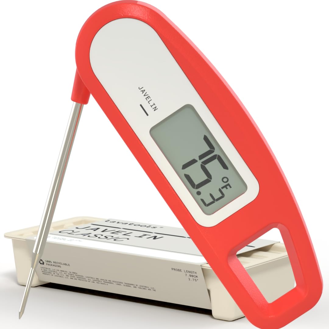 Lavatools Javelin con sonda de 2,75 pulgadas para lectura rápida en asados