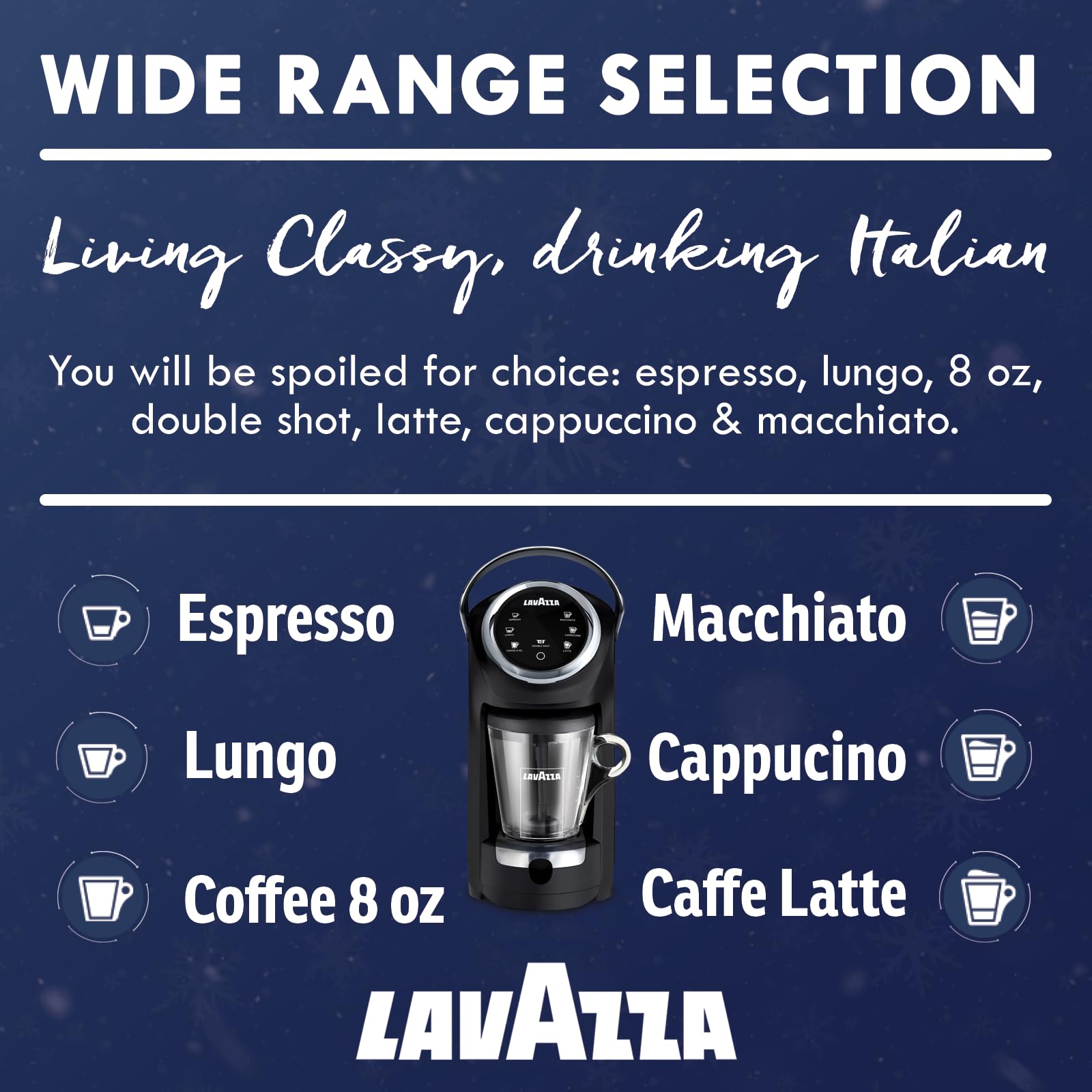 Lavazza Classy Plus: aroma intenso y crema gracias a cápsulas Intenso.