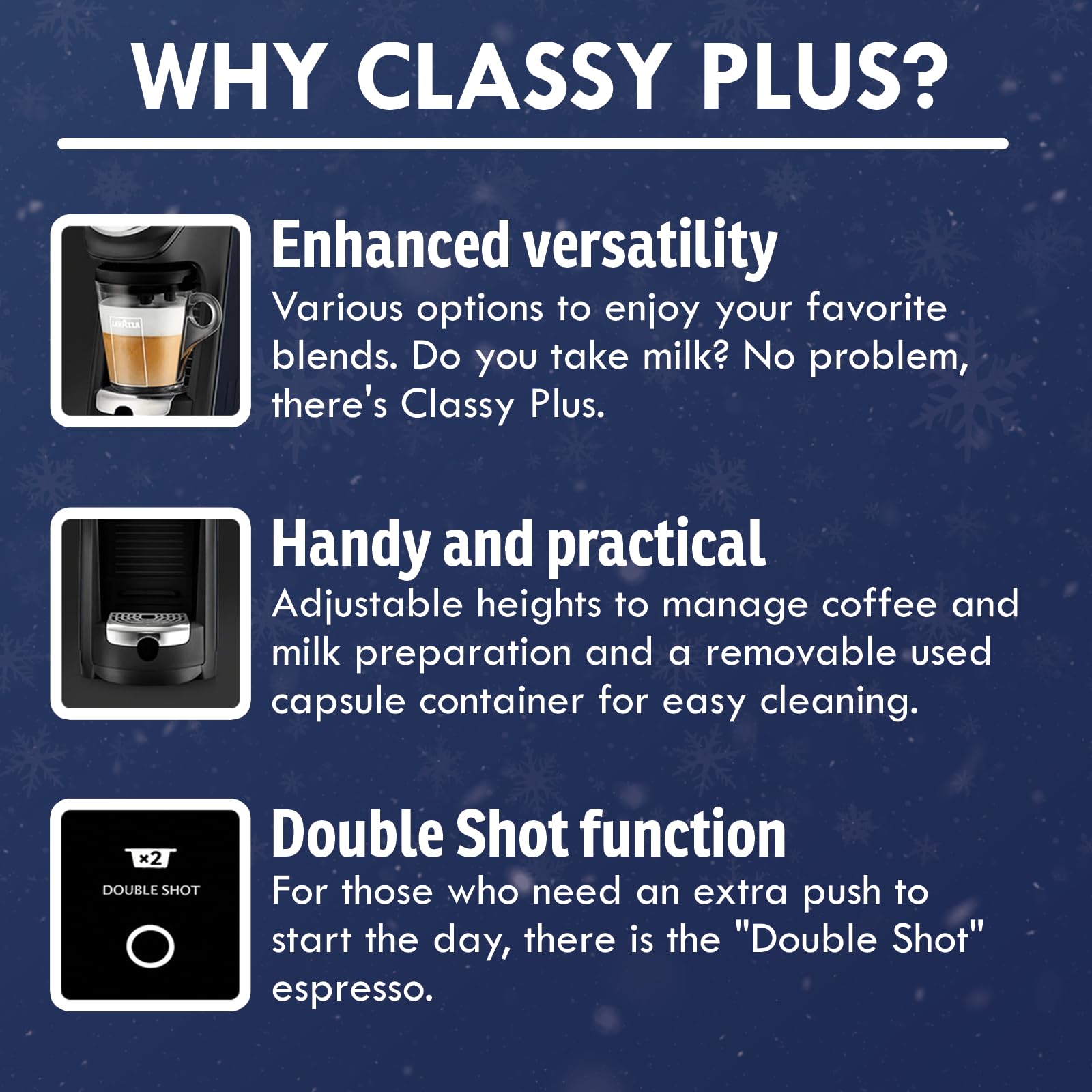 Lavazza Classy Plus: regalo práctico para navidad y festividades.