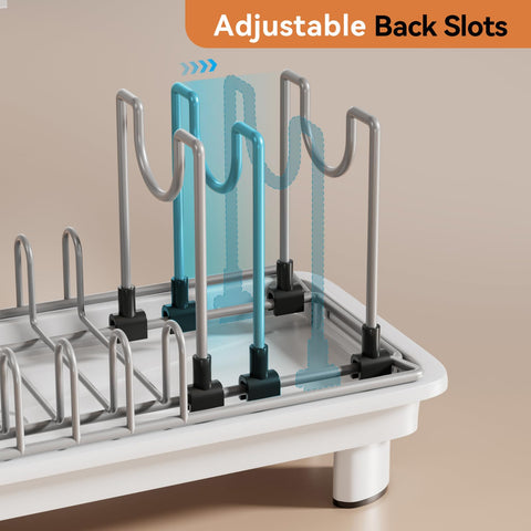 Laveshop ranuras-traseras-ajustables muestran organización flexible