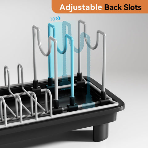 Laveshop ranuras traseras ajustables para organizar tapas y ollas.
