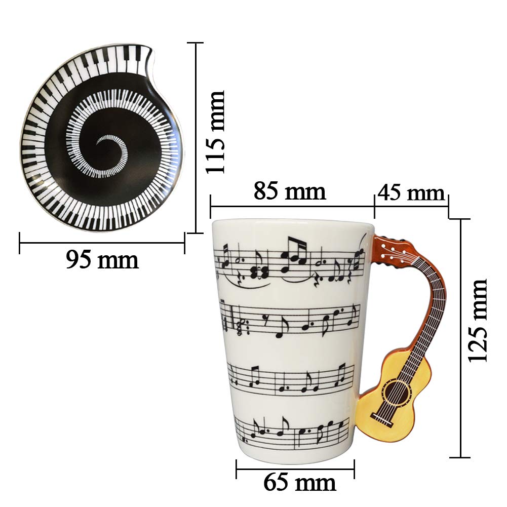 Taza Lavezee para regalo musical, ideal para amantes de la música.