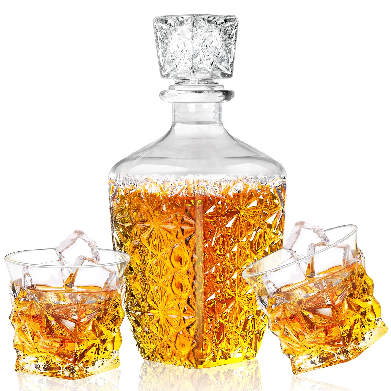 LAWADACH whisky decantador: botella elegante para verter sin goteos y mejorar aroma.