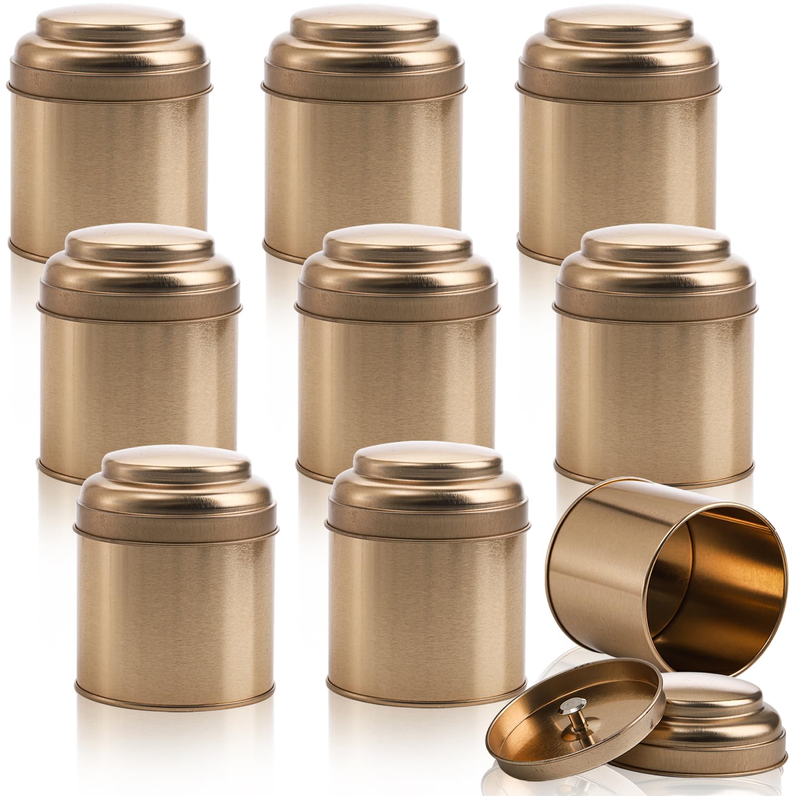 Lawei 9 latas para té con cierres dobles, ideal para conservar aromas.