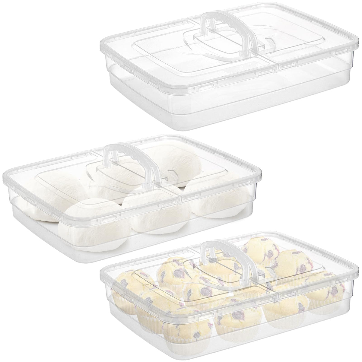 Caja Lawei para fermentación de masa de pizza con tapa protege durante el levado.