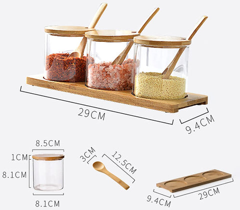 Lawei frascos de vidrio borosilicato transparentes para especias