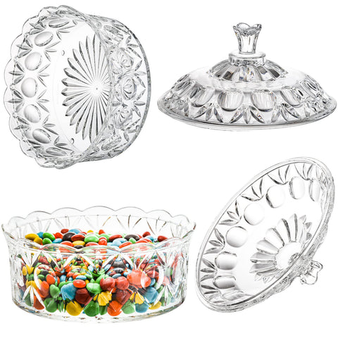 Lawei frasco de dulces acrílico con tapa ajustada, perfecto para mantener frescura.
