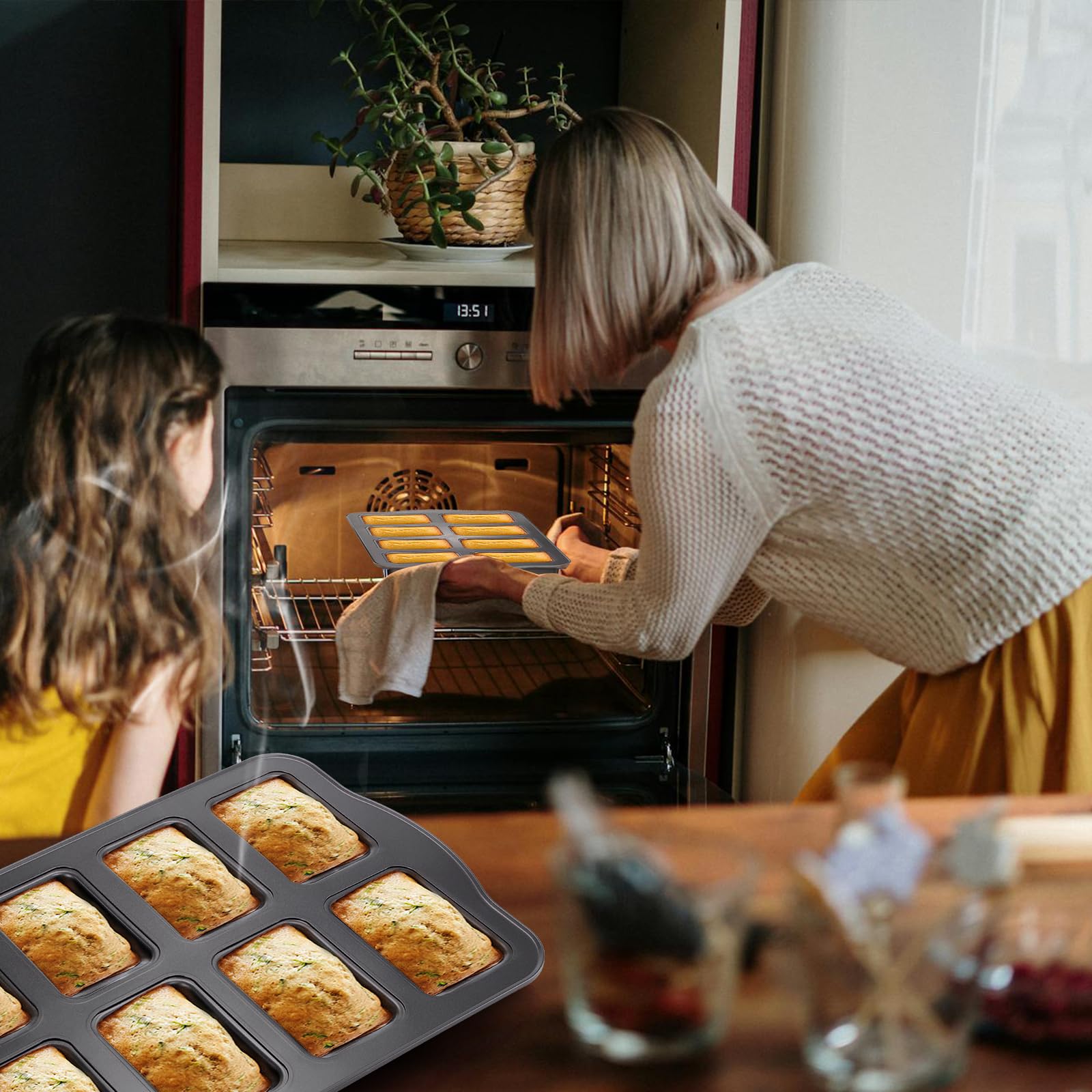 Lawei molde mini pan para pan de plátano y otros.