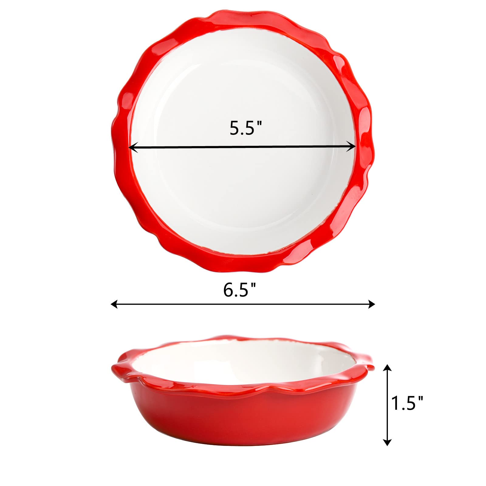 Lawei molde pie individual de 12 oz, ideal para postres pequeños