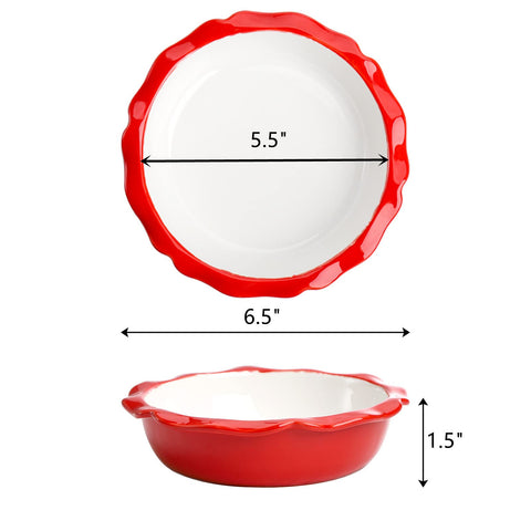 Lawei molde pie individual de 12 oz, ideal para postres pequeños
