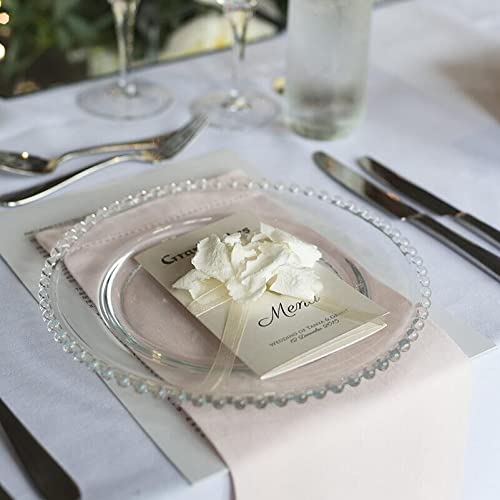 Lawei plato cargador sirve como base elegante para cuencos.