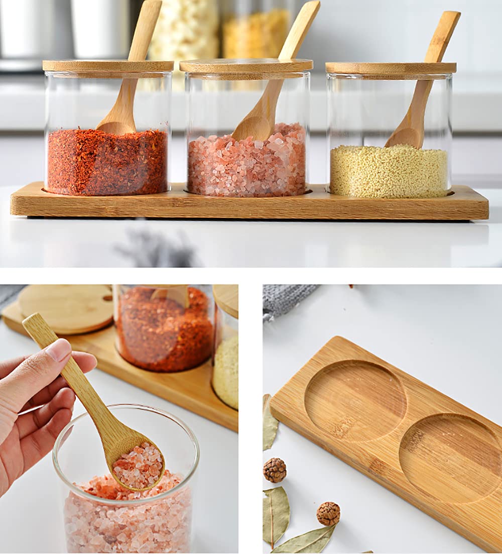 Lawei tapas de bambú para frascos que evitan polvo
