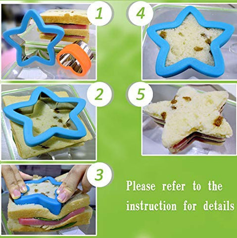 Cortador grande en forma de flor de LAXIZAR para galletas coloridas y moldes.