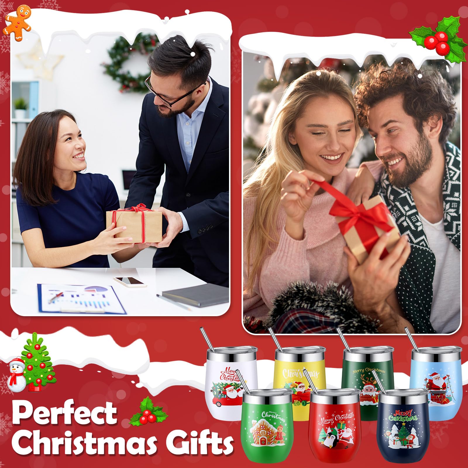 Conjunto regalo Layhit para Navidad, 7 piezas con tapa