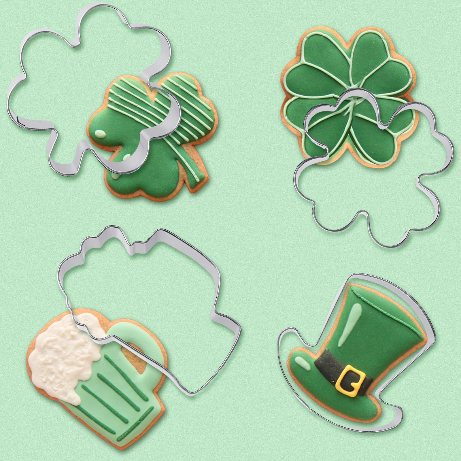 Layhit cortador irlanda trebol para galletas para fiestas
