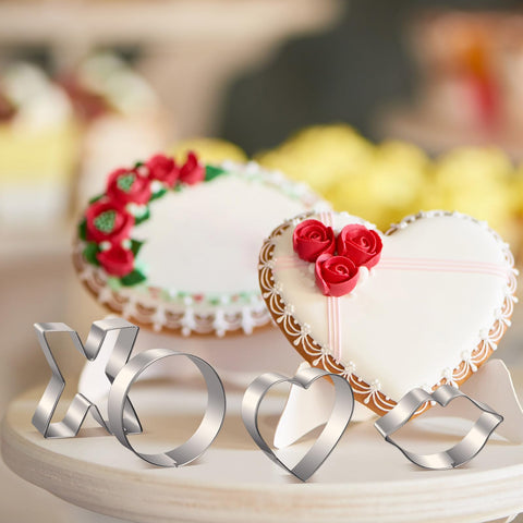 Layhit cortador pascua flor para galletas decorativas