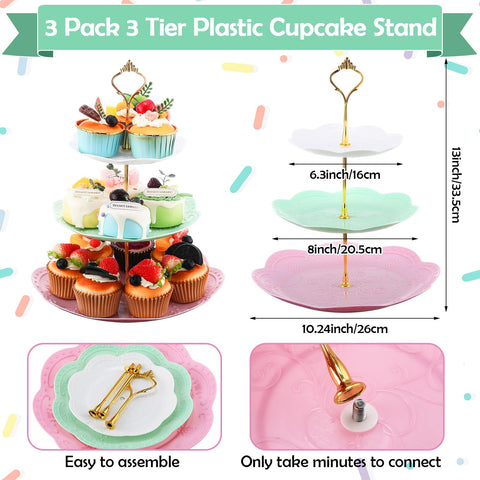 Layhit platos desechables florales para presentar bocadillos con estilo.