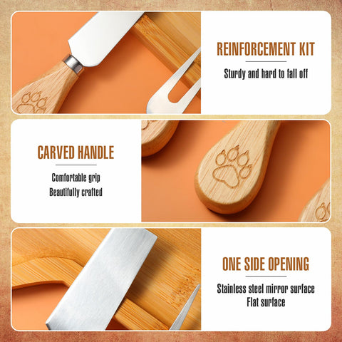 Tenedor Layhit con diseño de pata, combinación ideal para servir y compartir.
