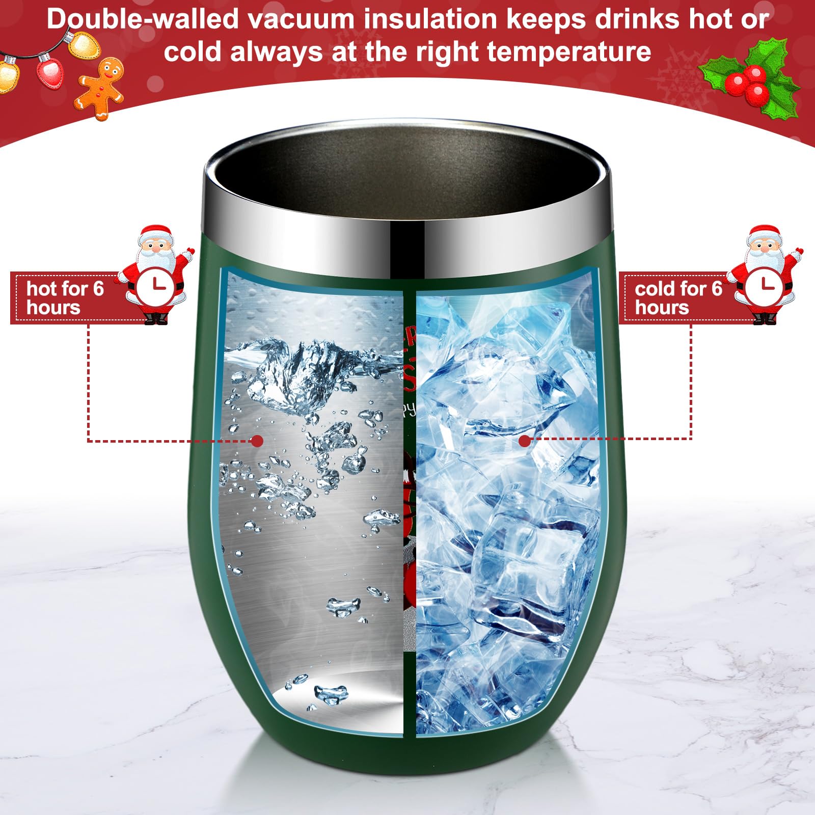 Vaso Layhit duradero en acero inoxidable, ideal para camping y playa