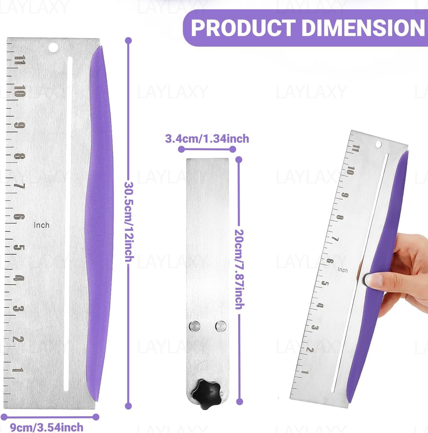 Laylaxy raspador pasteles con mango ergonómico