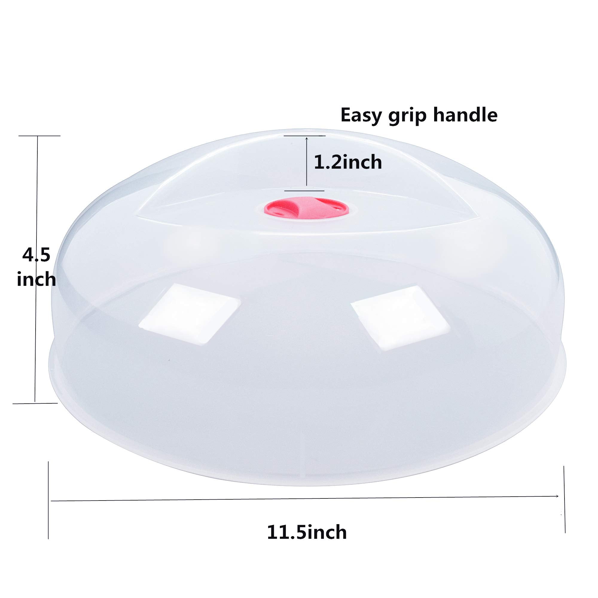 Layron cobertor microondas sin BPA para uso seguro.
