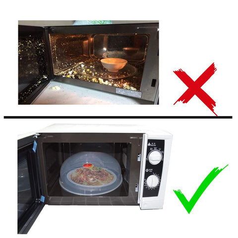 Layron diseño anti-salpicaduras para cocinar sin desorden.