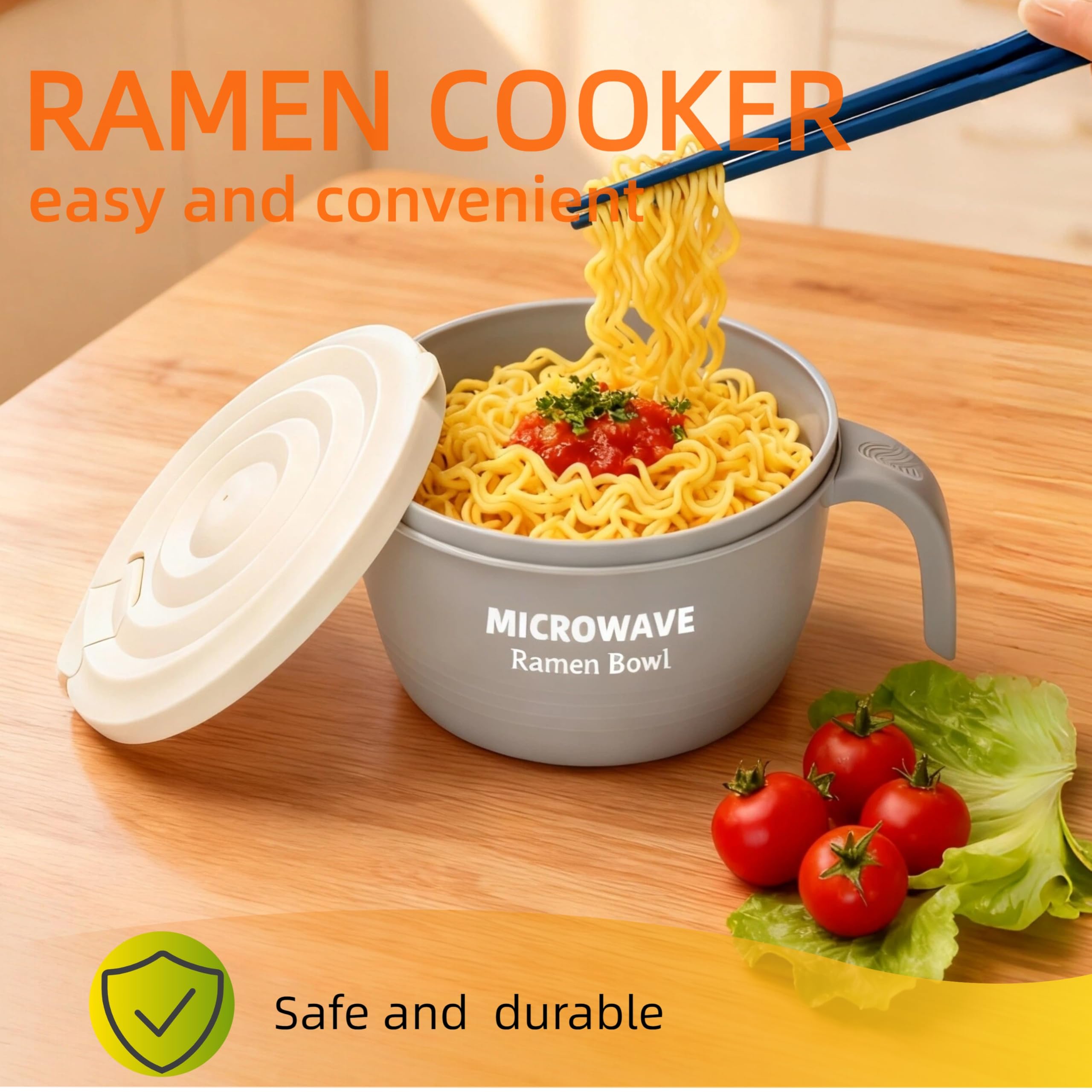 Layron ramen microondas rápido, ideal para comidas en minutos.
