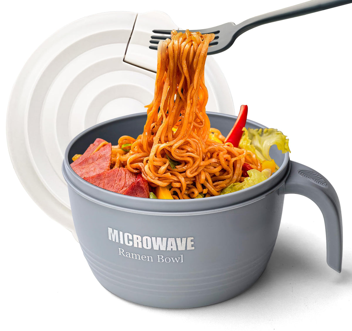 Layron tazón cocedor ramen 45oz, práctico para porciones grandes.