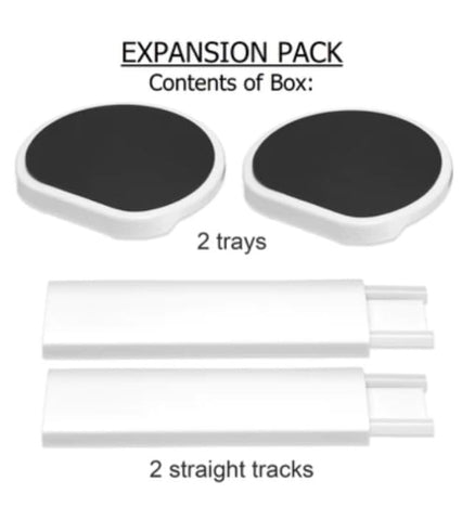 The Lazy Susan Revolution Expansion Dark Gray: bandejas resistentes para servicio cómodo.