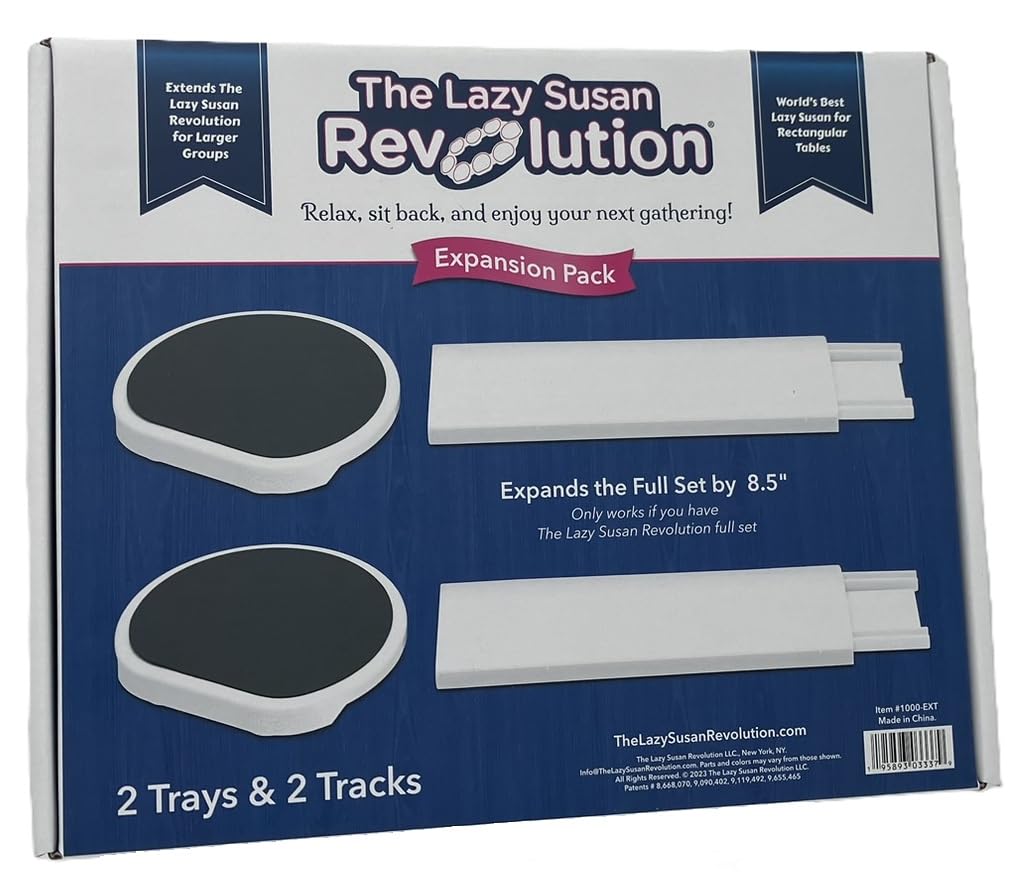 The Lazy Susan Revolution Expansion Dark Gray: uso seguro cerca del horno y la mesa.