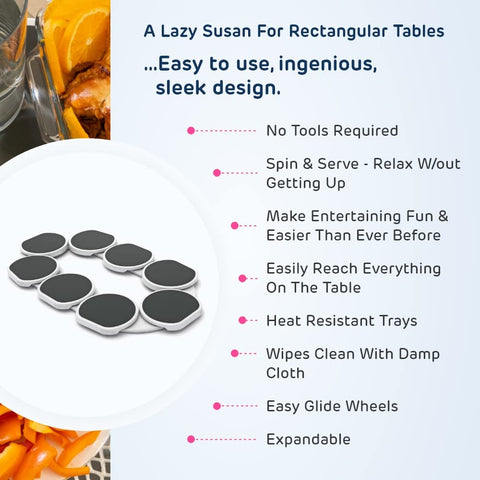 lazy-susan-revolution superficie resistente al calor y antideslizante