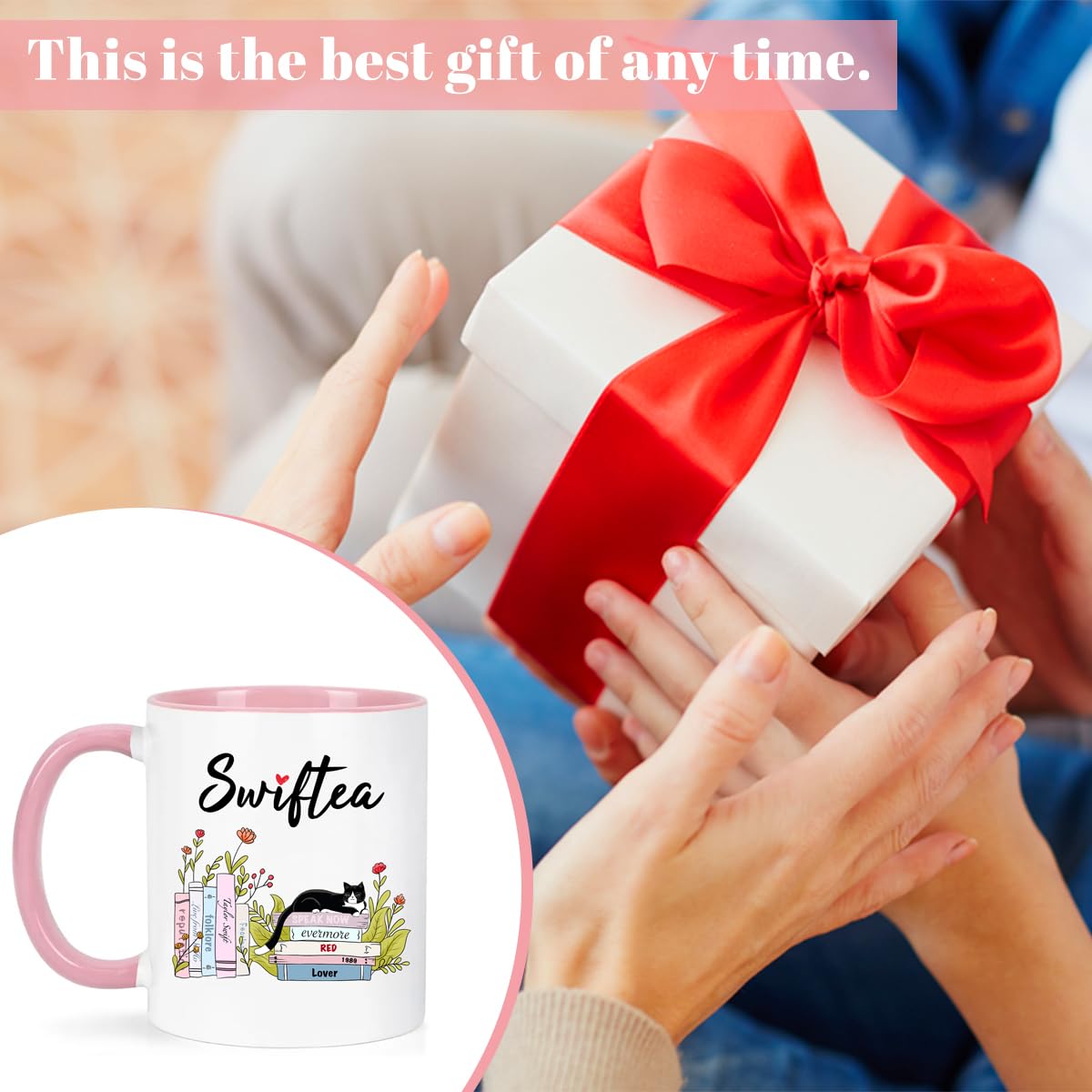 Taza Lbanasd Swiftea Album uso diario, perfecta para oficina y hogar