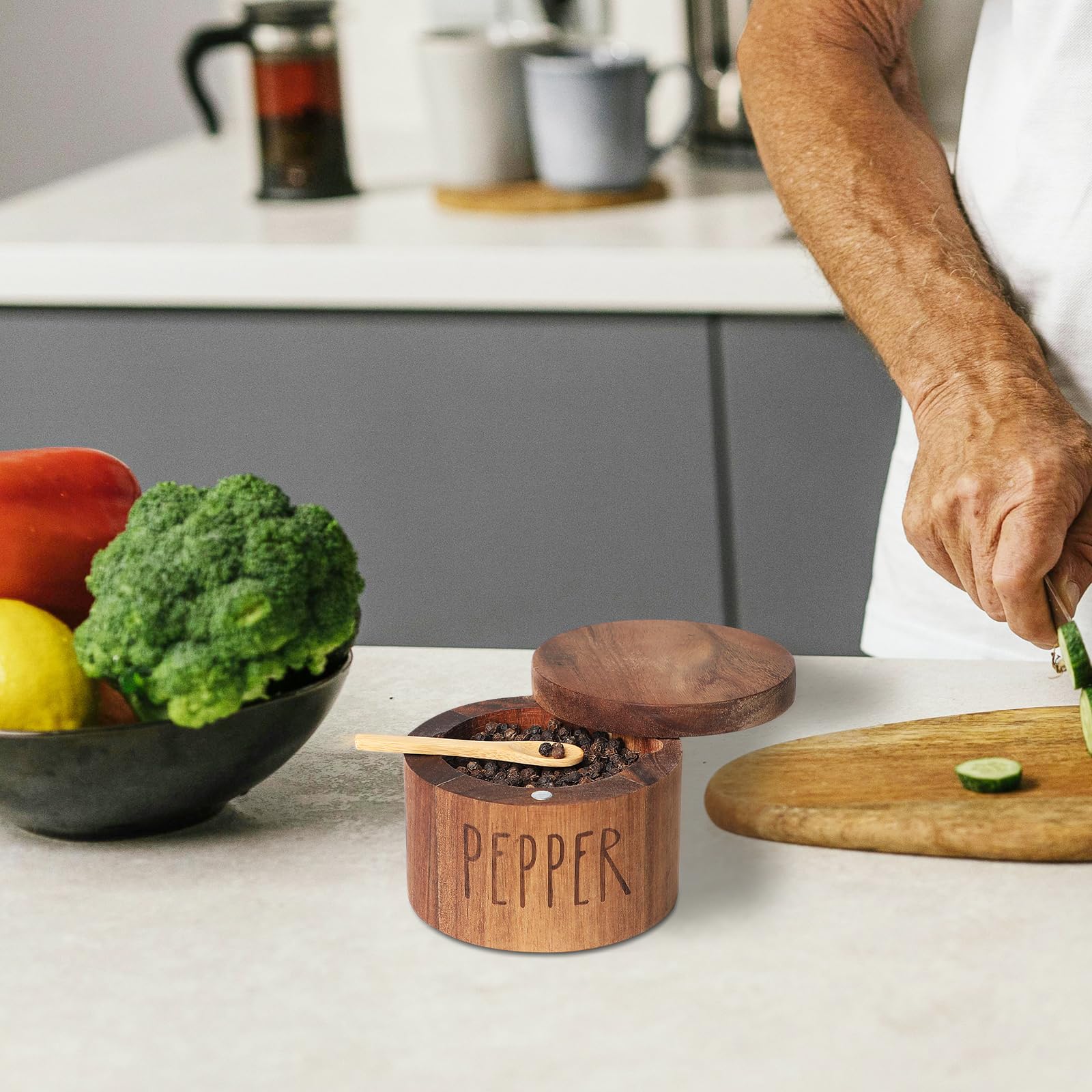 LBEMEY estilo contemporáneo con toque rural para cocinas modernas y cálidas