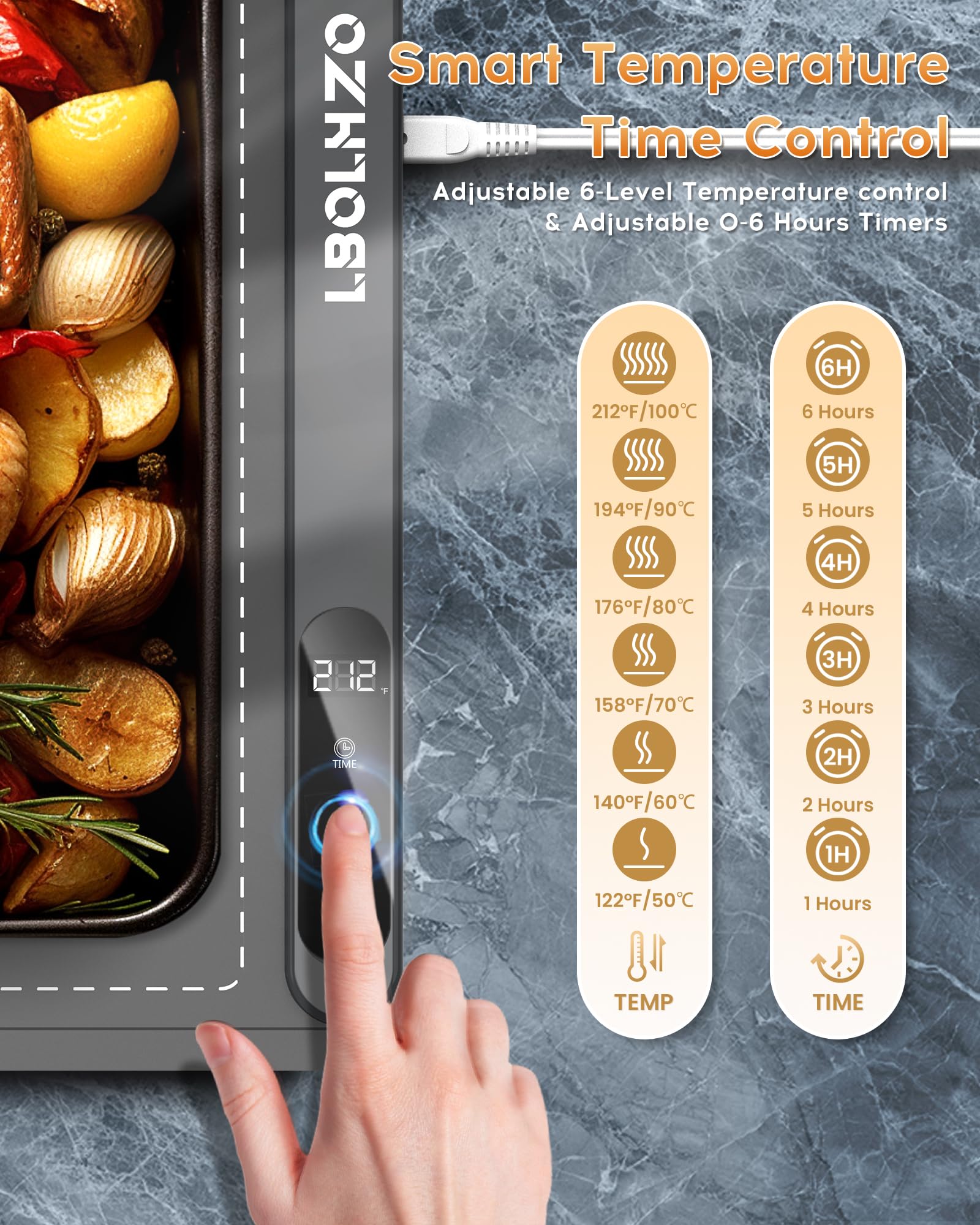 LBOLHZO silicona apta para alimentos libre de BPA y seguro